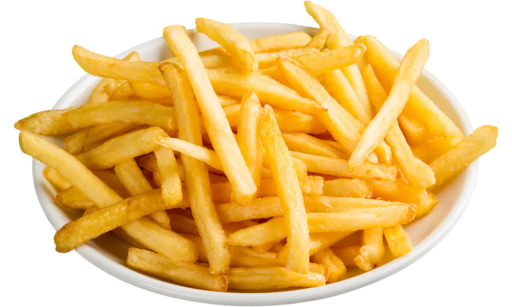 Golden crispy French fries at Tate Cove Seafood, a Seafood Restaurant in Lake Charles.